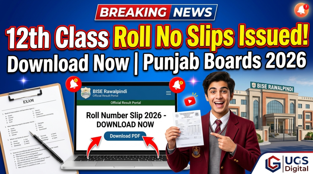 How to download class 12 roll no slip