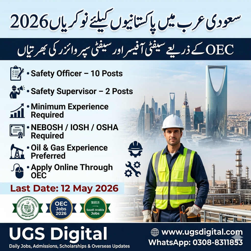 Saudia arabia jobs overseas jobs for pakistani