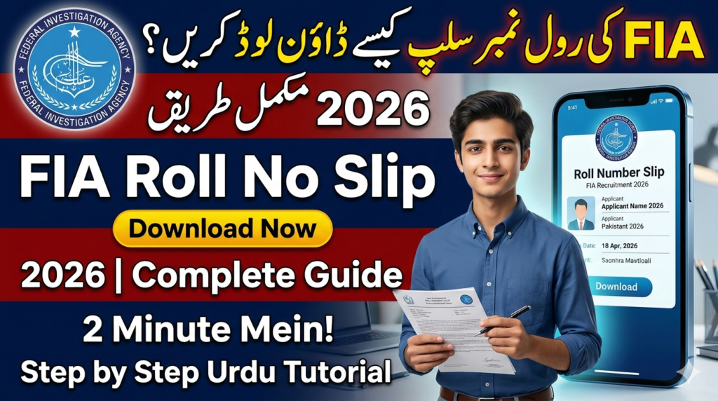 How to download fia roll no slip 2026