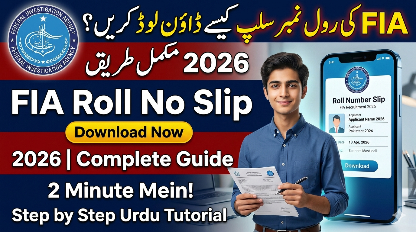 How to download fia roll no slip 2026