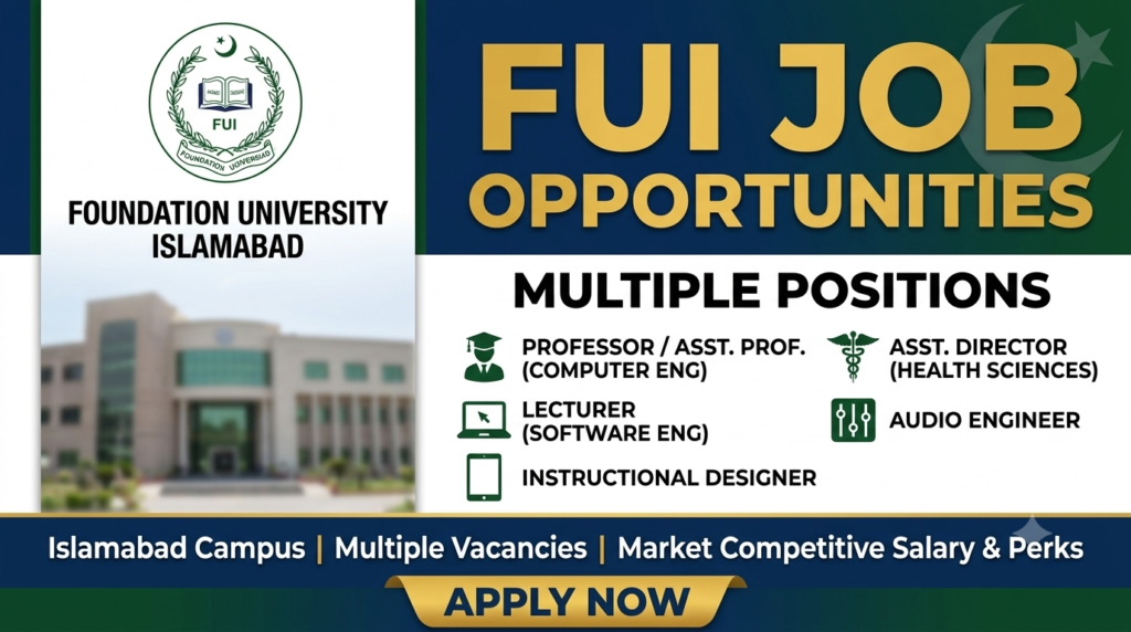 Foundation University Jobs 2026