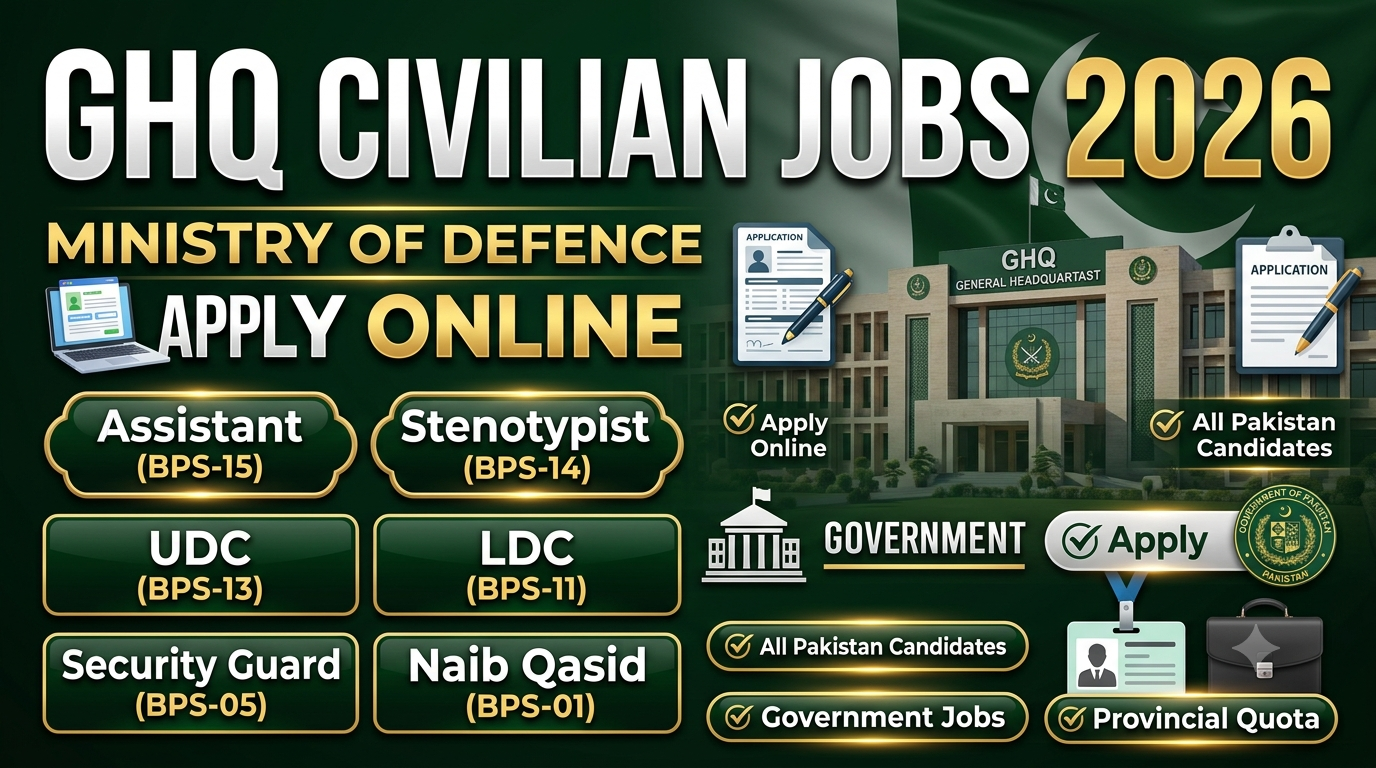 GHQ Civilian Jobs 2026