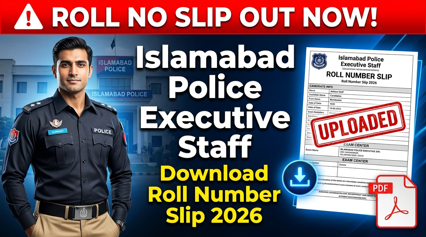 Islamabad Police Roll No Slip 2026