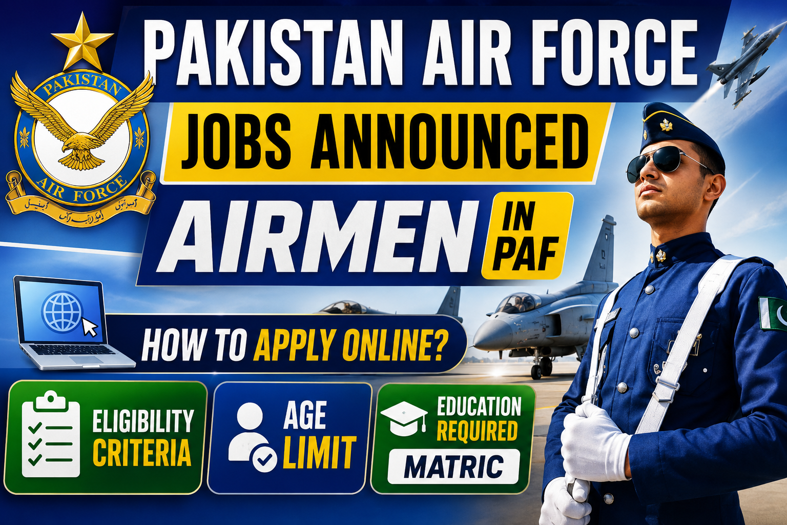 PAF Airmen Jobs 2026
